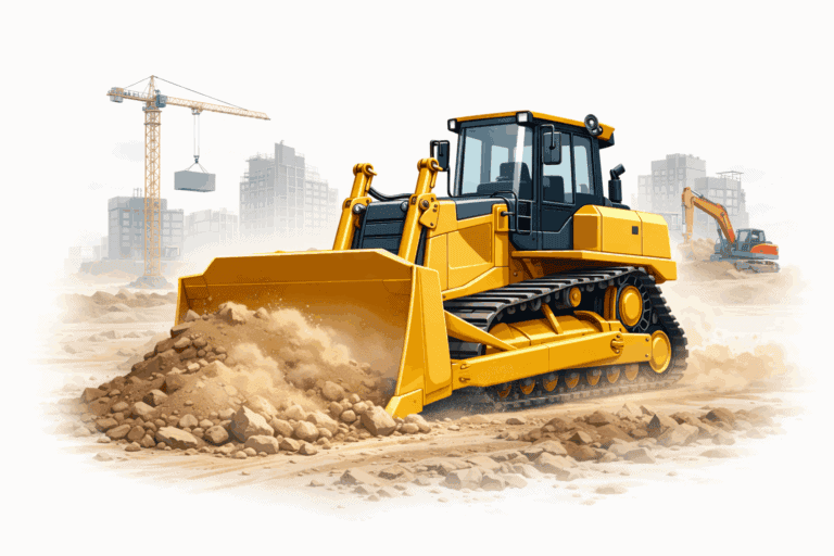 Эффективное использование бульдозера на стройке